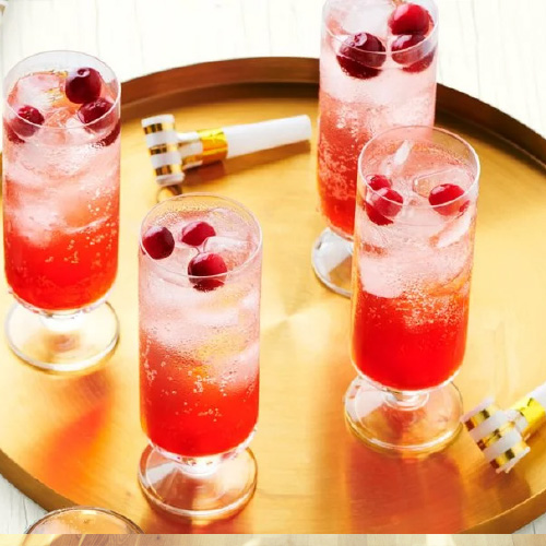 Cranberry Sparklers Mocktail